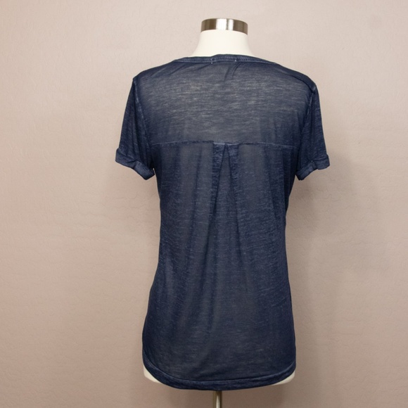 Style and Co Sheer Top shirt Tee Tshirt - Picture 3 of 3